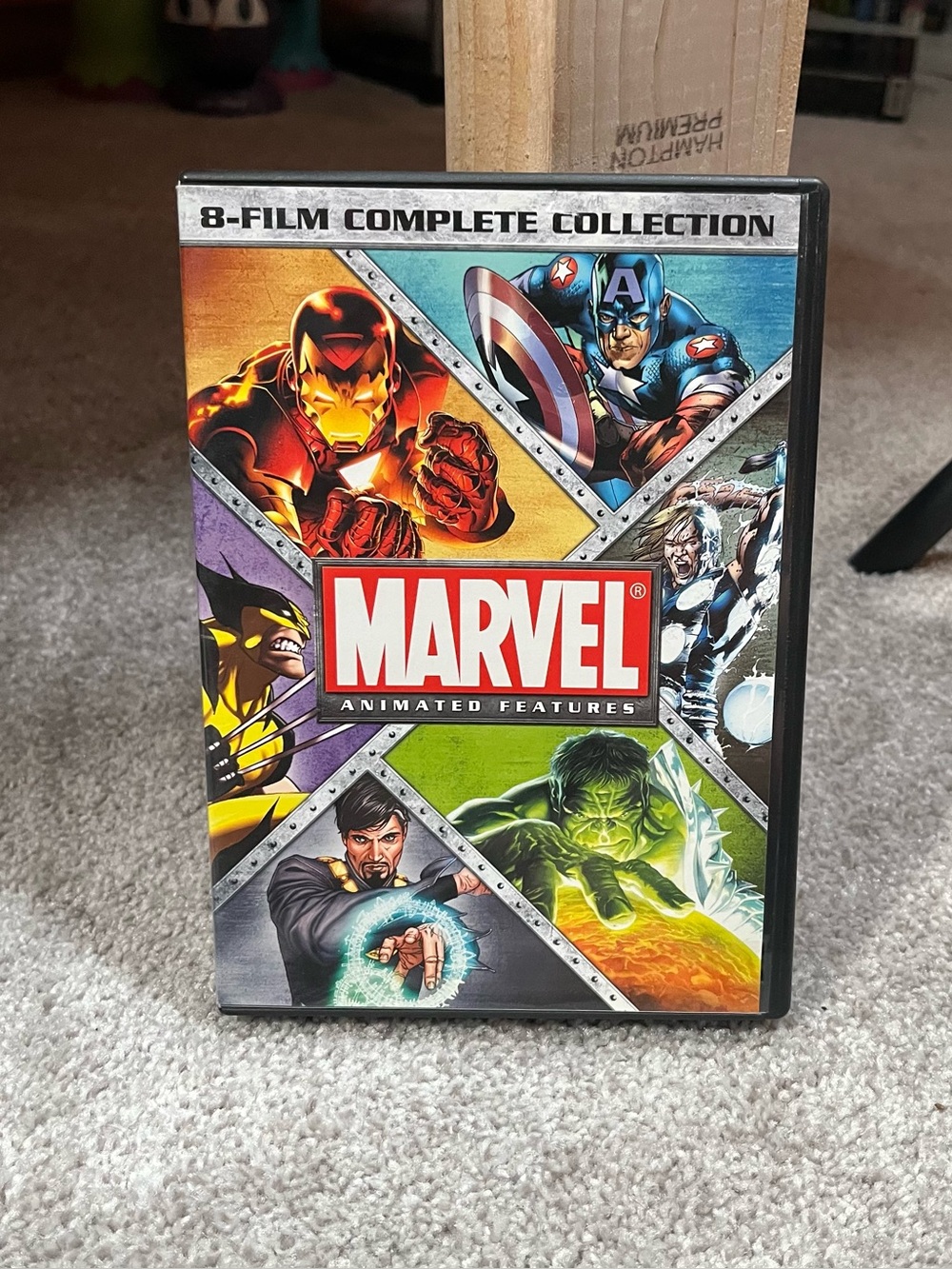 Marvel Animated Features 7-Film Collection (DVD, 2012, 7-Disc Set) USED